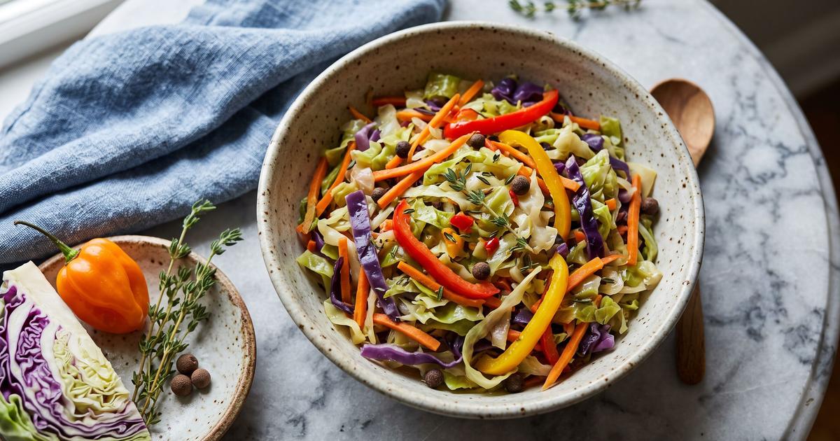 Jamaican Steamed Cabbage