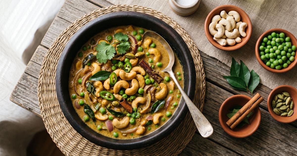 Kaju Maluwa, Sri Lankan Cashew Curry