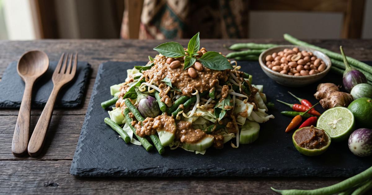 Karedok, Sundanese Raw Vegetable Salad