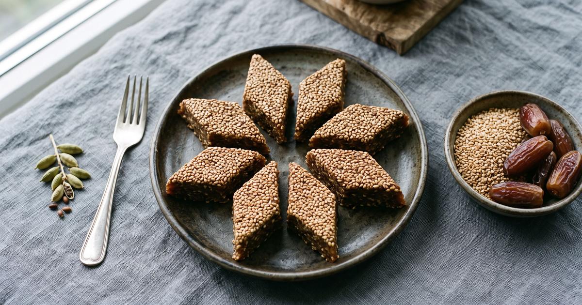Kashata ya Ufuta, Swahili Sesame and Date Sweet