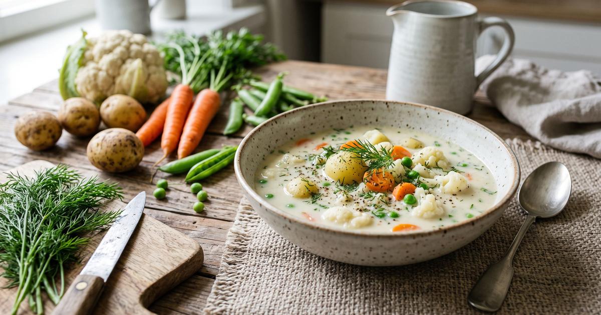 Kesakeitto, Finnish Summer Vegetable Soup