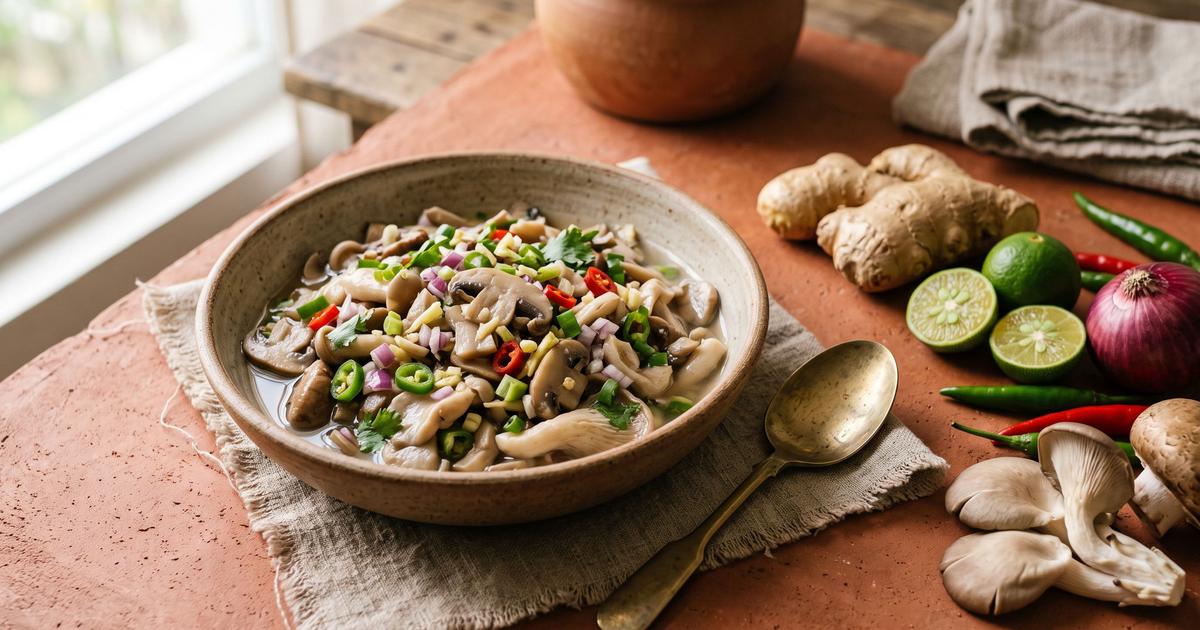 Kinilaw na Kabute, Filipino Mushroom Ceviche