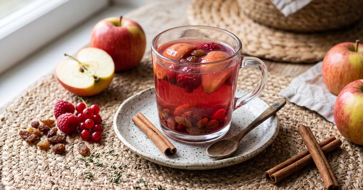 Kompot, European Fruit Compote Drink
