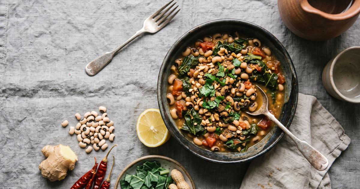 Kunde, Swahili Black-Eyed Peas and Greens