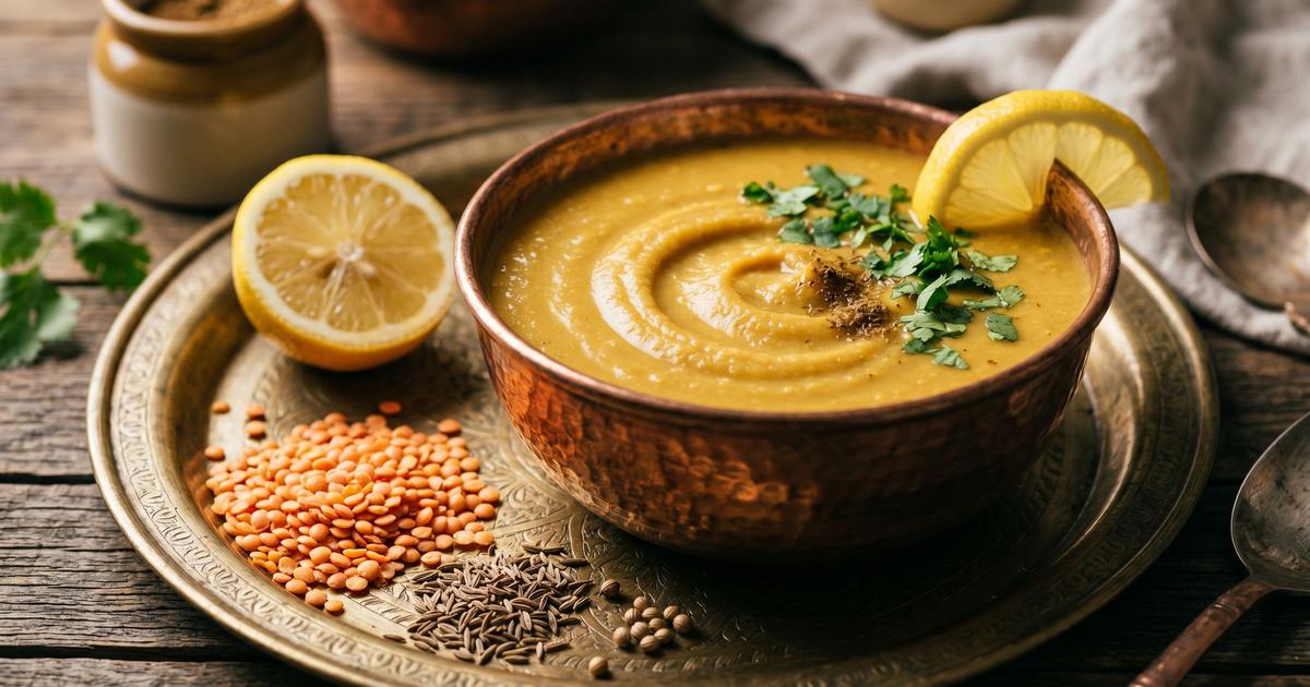 Shorbat Adas (Red Lentil Soup)