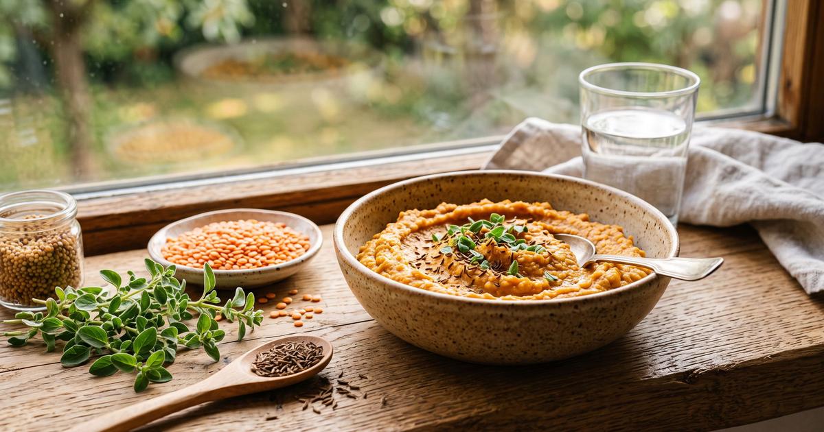 Linsen-Aufstrich, German Lentil Spread