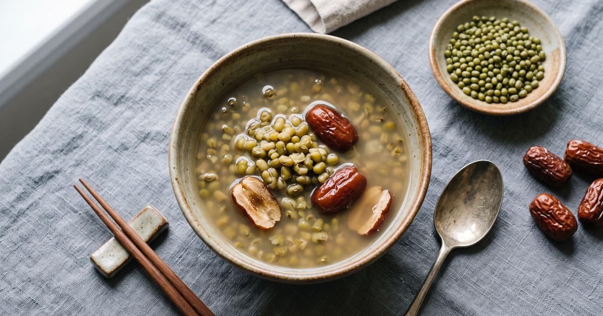 Lü Dou Tang, Chinese Mung Bean Cooling Soup