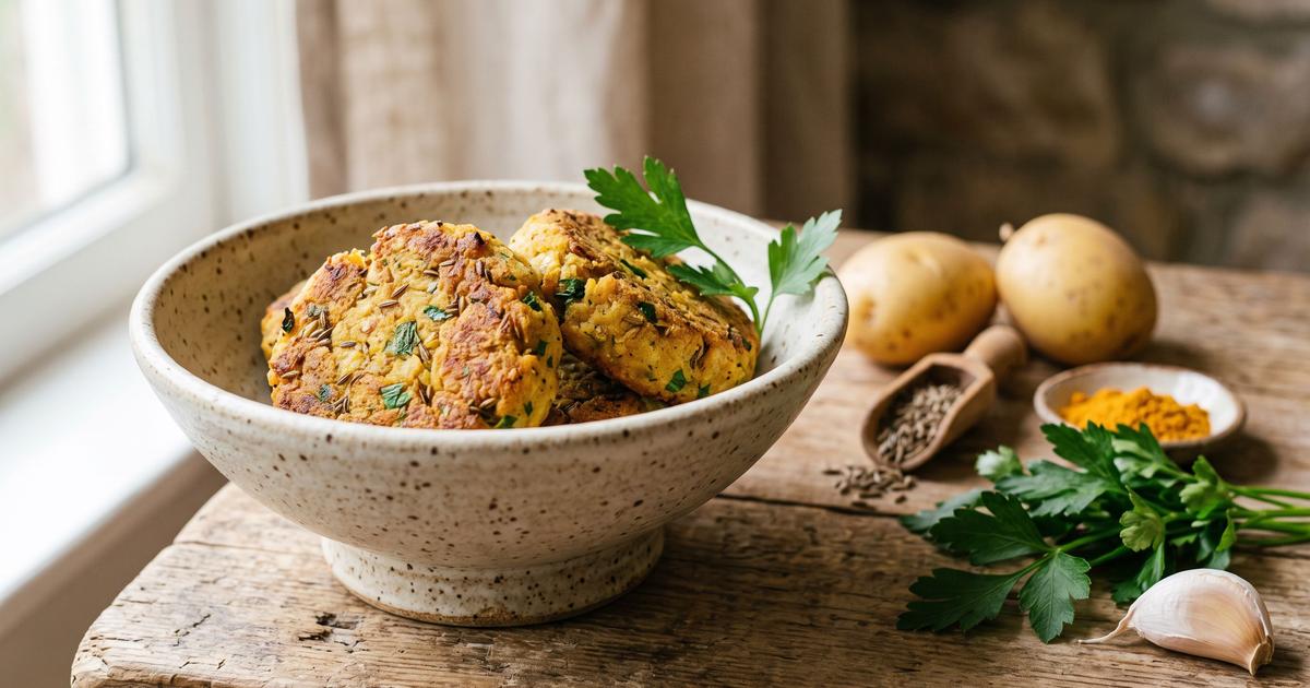 Maakouda, Moroccan Baked Potato Cakes