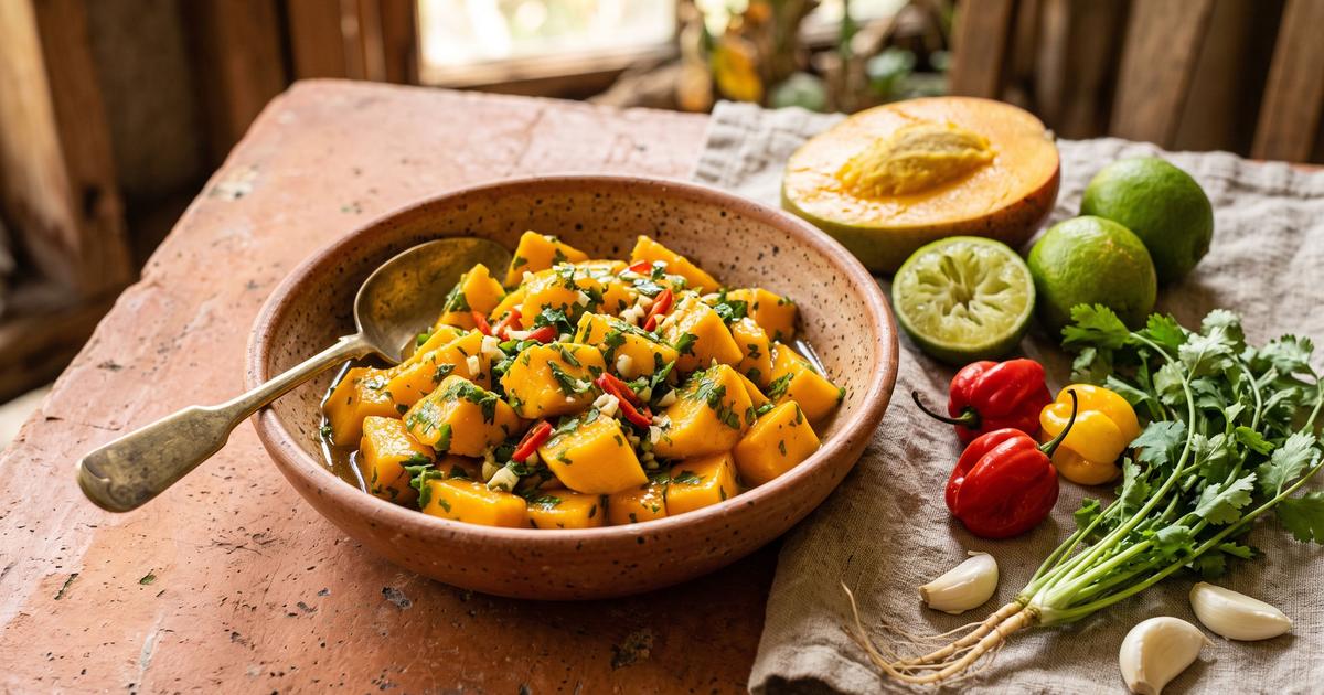Mango Chow, Trinidadian Street Snack