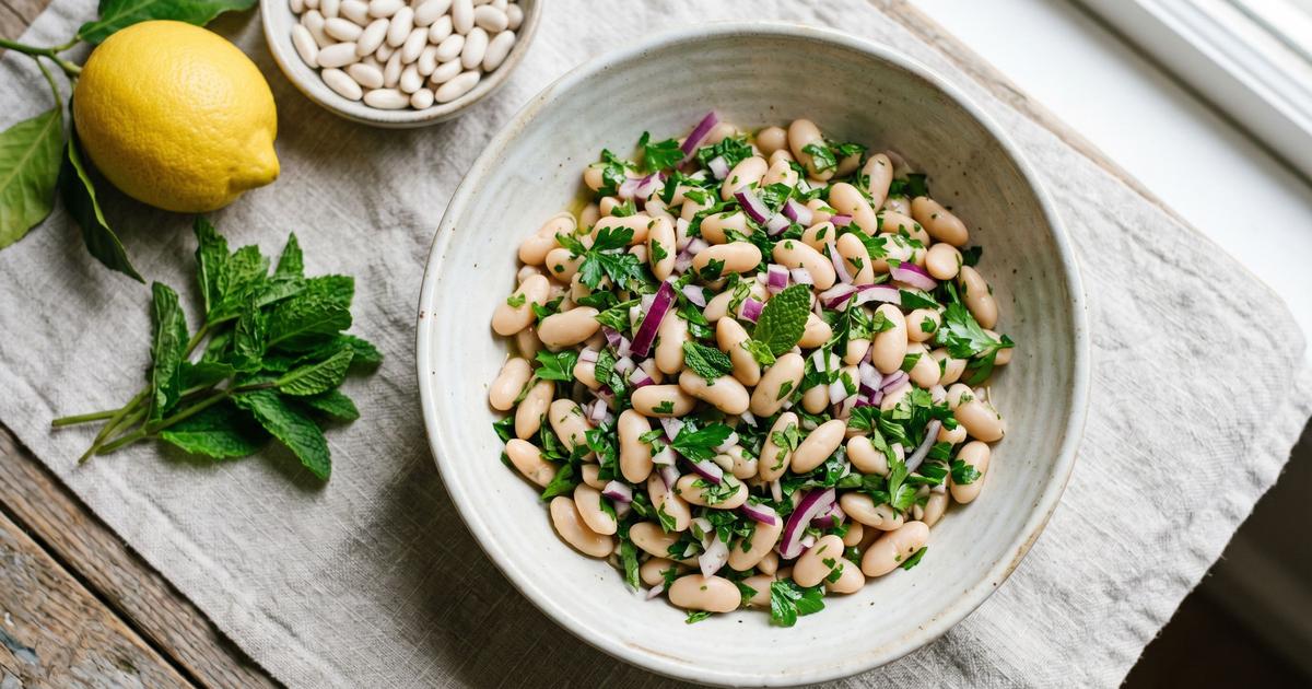 Marinated White Bean Salad