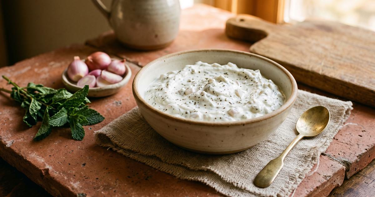 Mast-o-Musir, Persian Shallot Yogurt