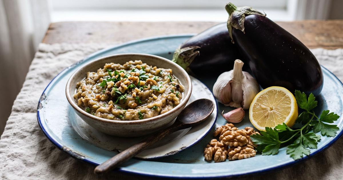 Melitzanosalata, Greek Eggplant Dip