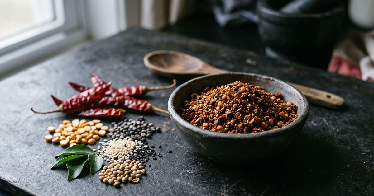 Milagai Podi, South Indian Idli Gunpowder