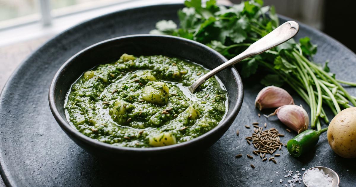 Mojo Verde, Canarian Green Cilantro Sauce