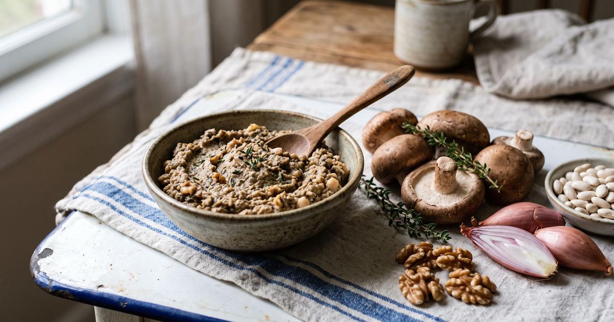 Mushroom and Walnut Rillettes