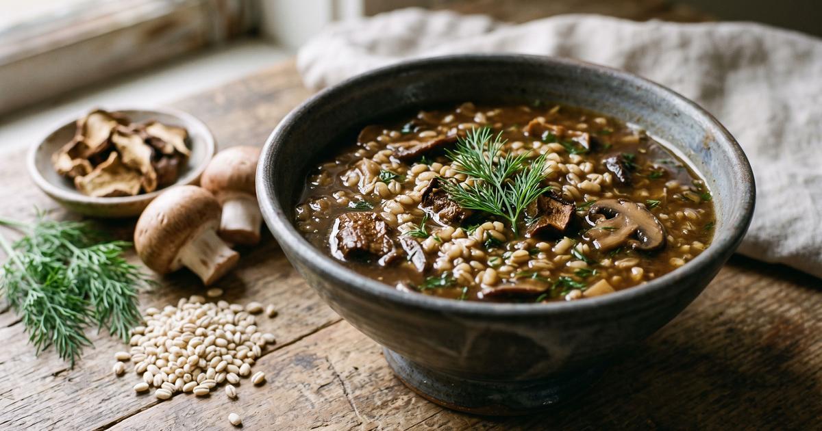 Mushroom and Barley Soup