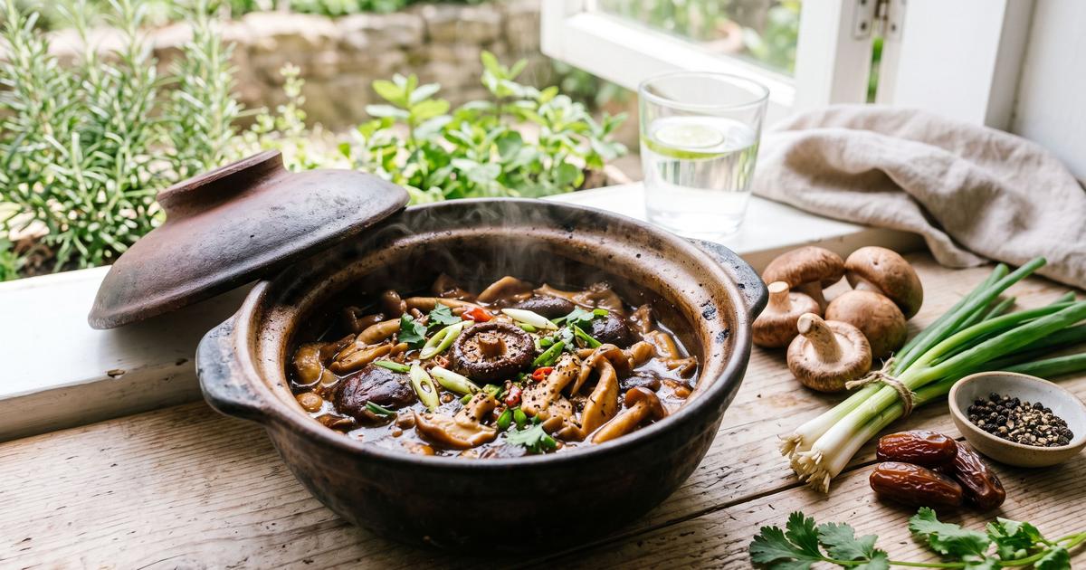 Nam Kho Tieu, Vietnamese Pepper-Braised Mushrooms