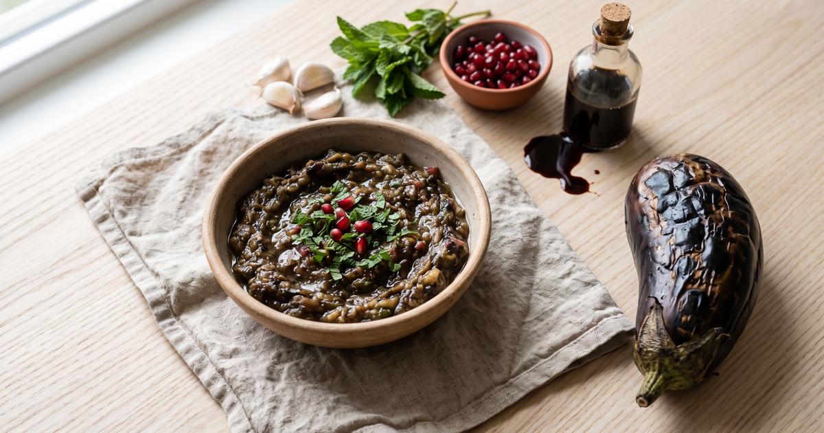 Naz Khatun, Persian Eggplant and Pomegranate Relish