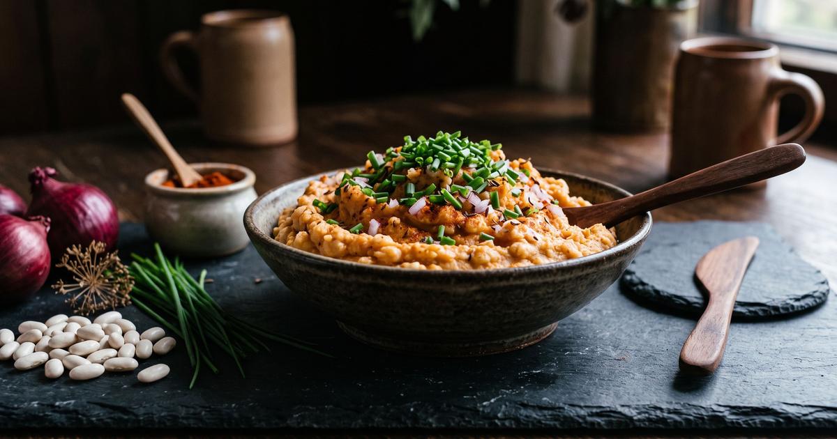 Obatzda-Style White Bean and Paprika Spread