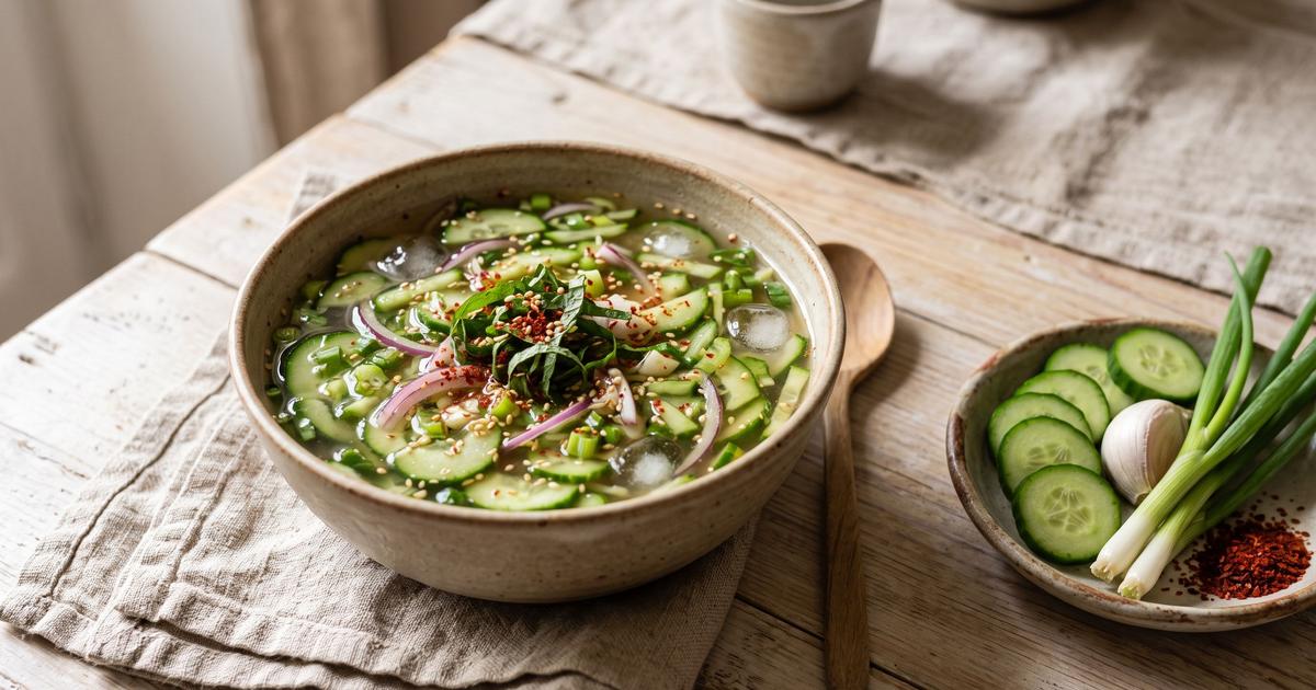 Oi Naengguk, Chilled Cucumber Soup