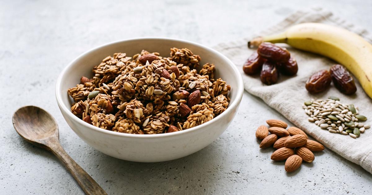 Oil-Free Oat and Almond Granola