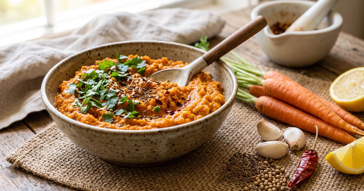 Ommek Houria, Tunisian Carrot Dip