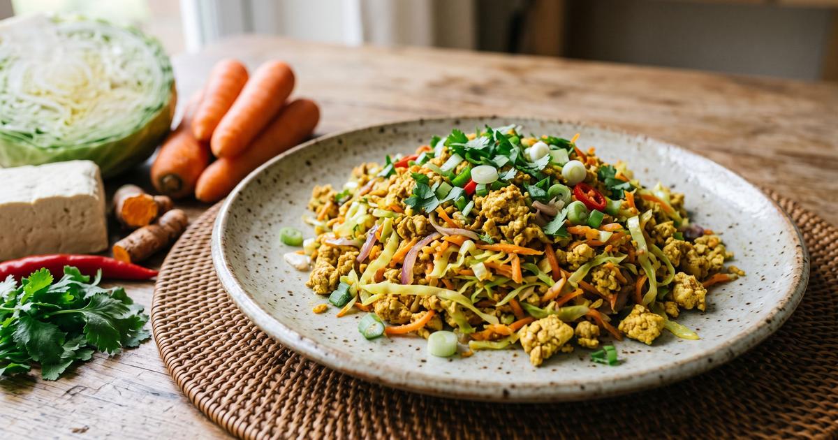 Orak-Arik Sayur, Javanese Cabbage and Carrot Scramble