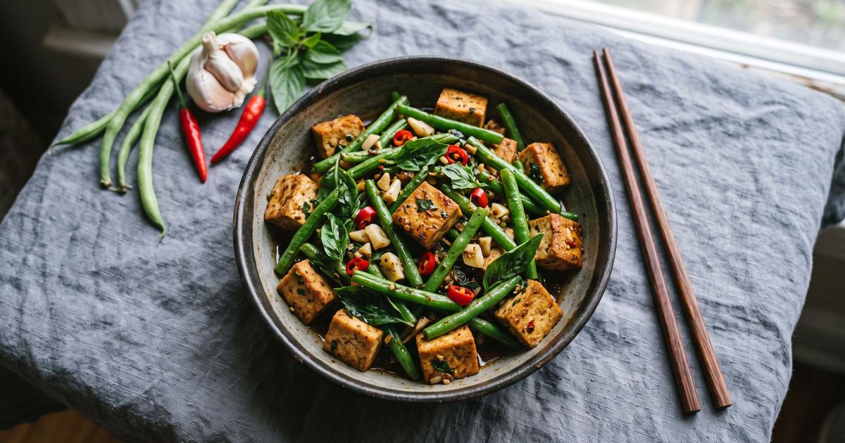 Pad Horapha, Thai Basil Tofu