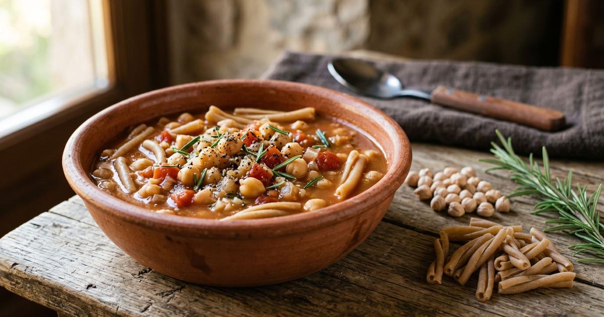 Pasta e Ceci, Whole Grain