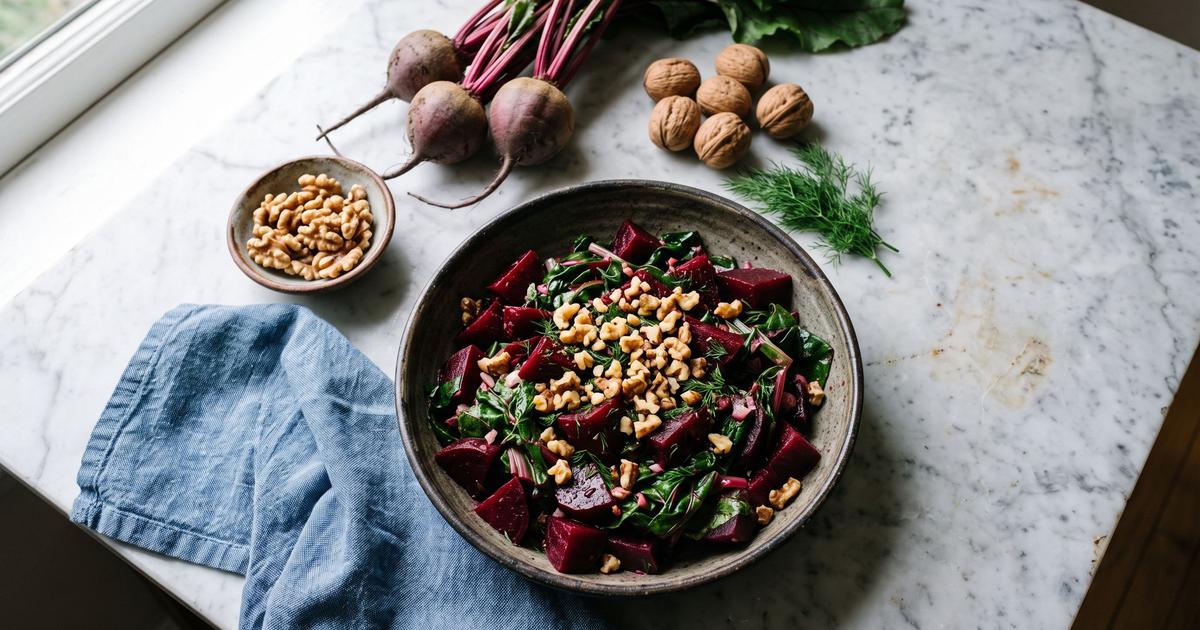 Patzarosalata, Greek Beetroot Salad