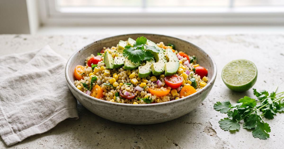 Peruvian Quinoa Salad with Aji Amarillo