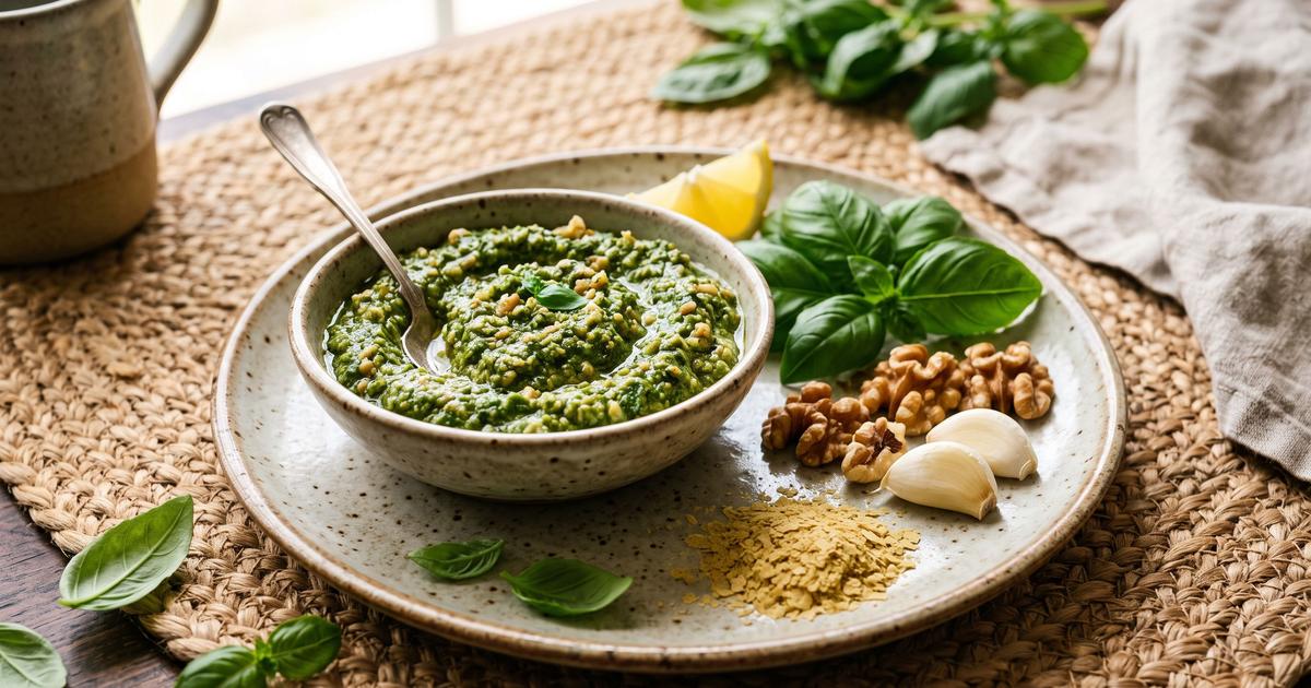 Pesto alla Genovese, Without the Oil