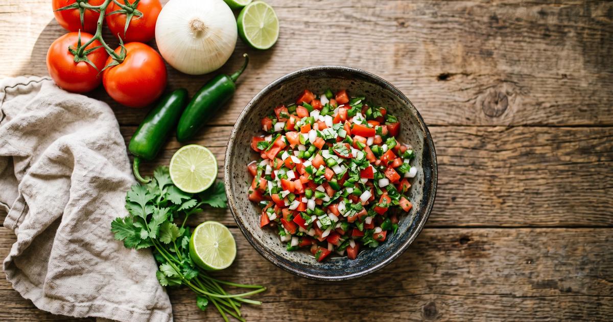 Pico de Gallo, Fresh Salsa Cruda