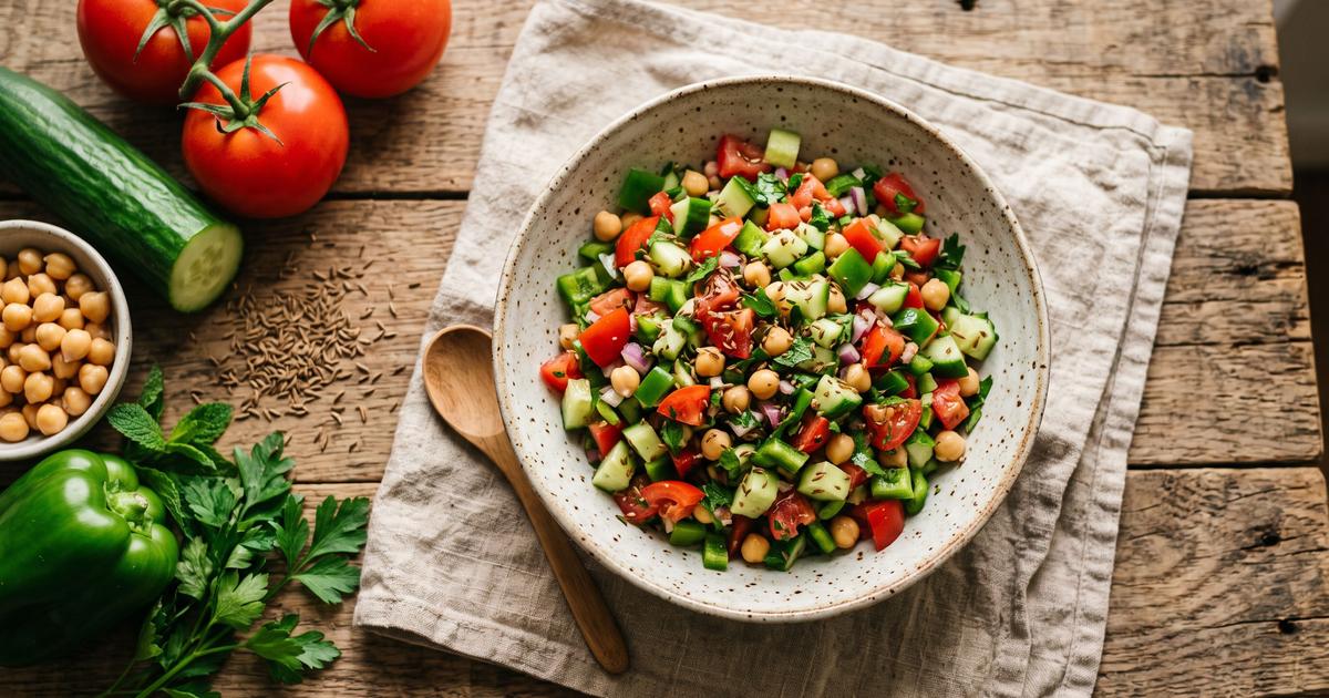 Pipirrana, Andalusian Chopped Salad