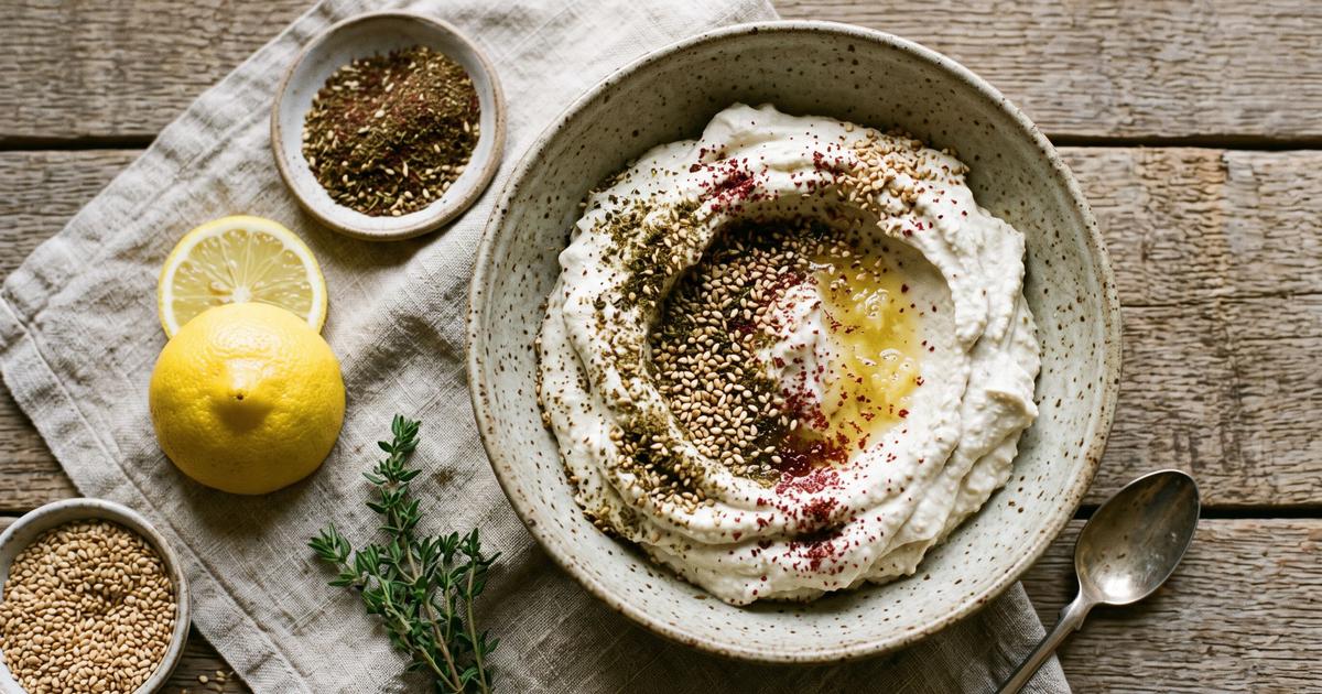 Plant Labneh with Za'atar and Sumac