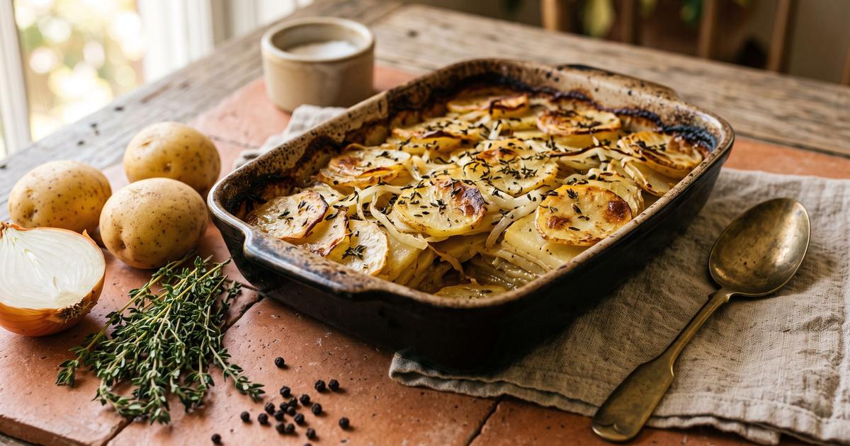 Pommes Boulangere, French Baker's Potatoes