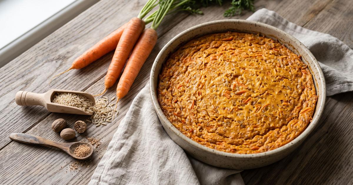Porkkanalaatikko, Finnish Carrot and Rice Bake