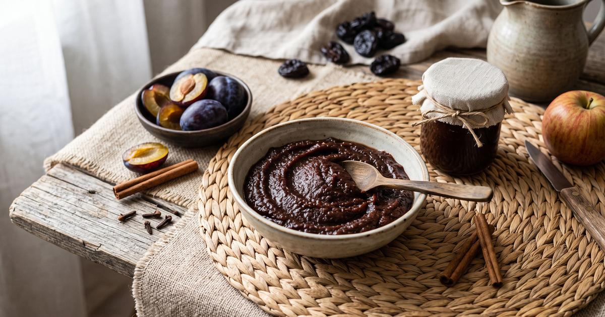 Powidla, Polish Slow-Cooked Plum and Apple Butter
