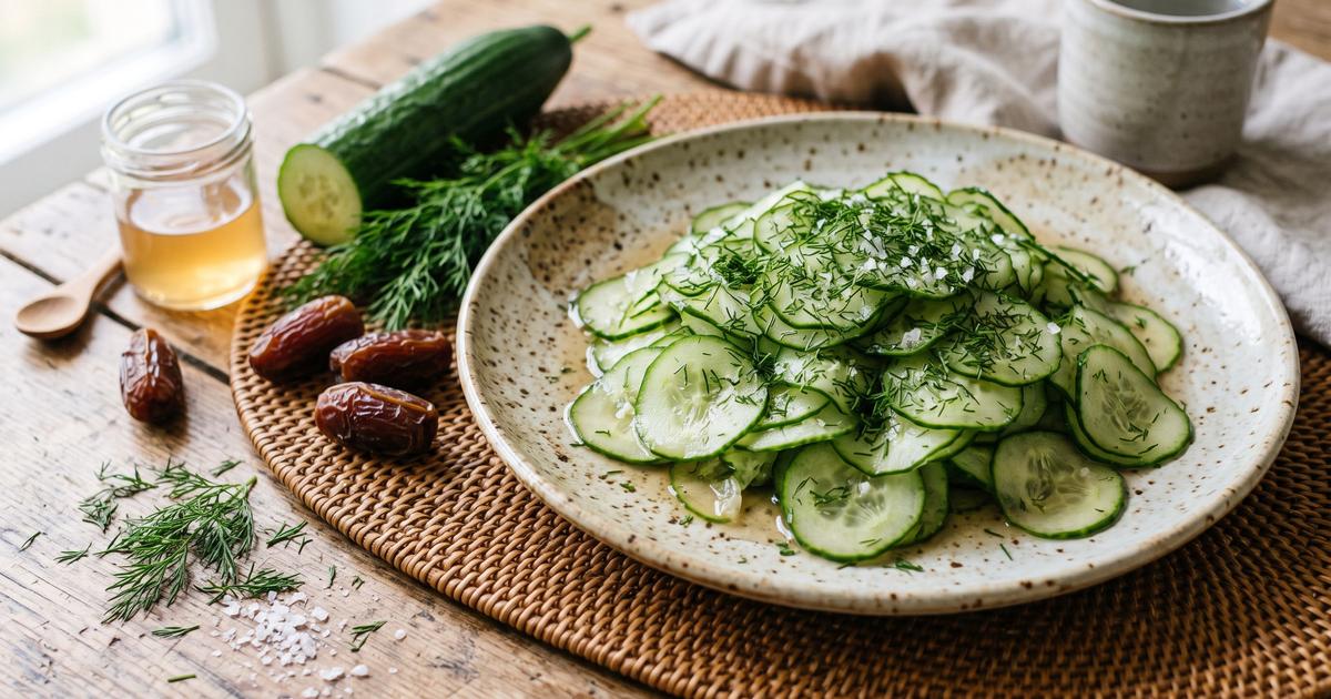 Nordic Cucumber Salad (Pressgurka)