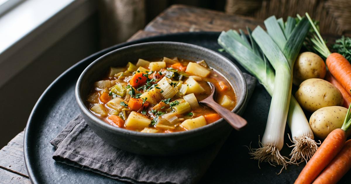 Purrusalda, Basque Leek and Potato Soup