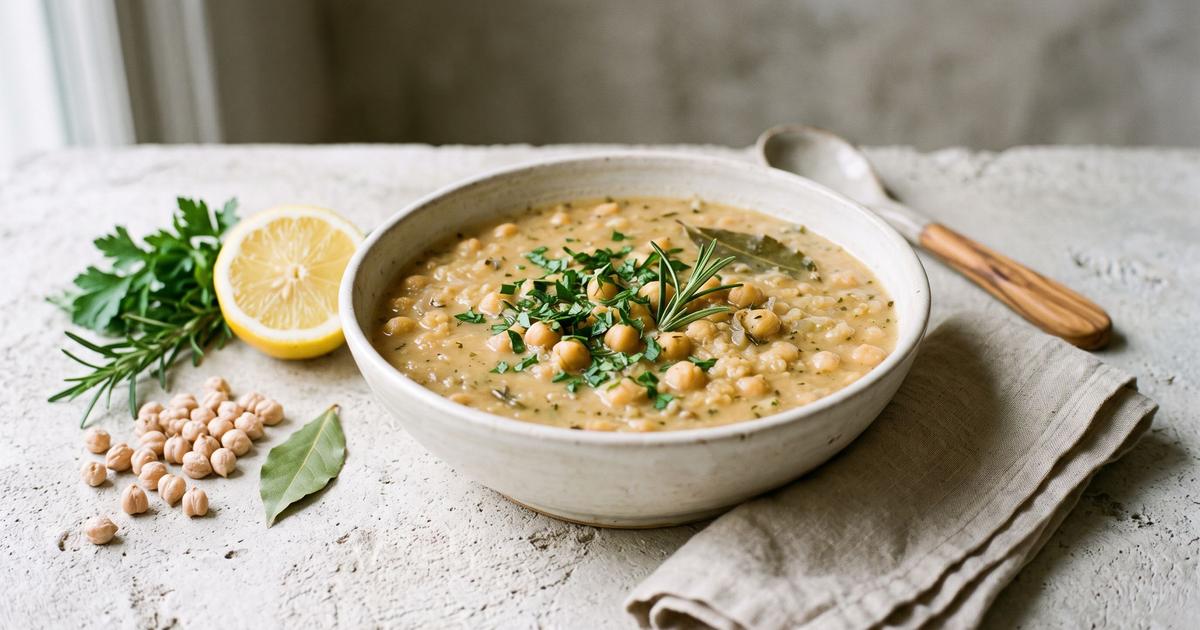 Revithosoupa, Greek Chickpea Soup