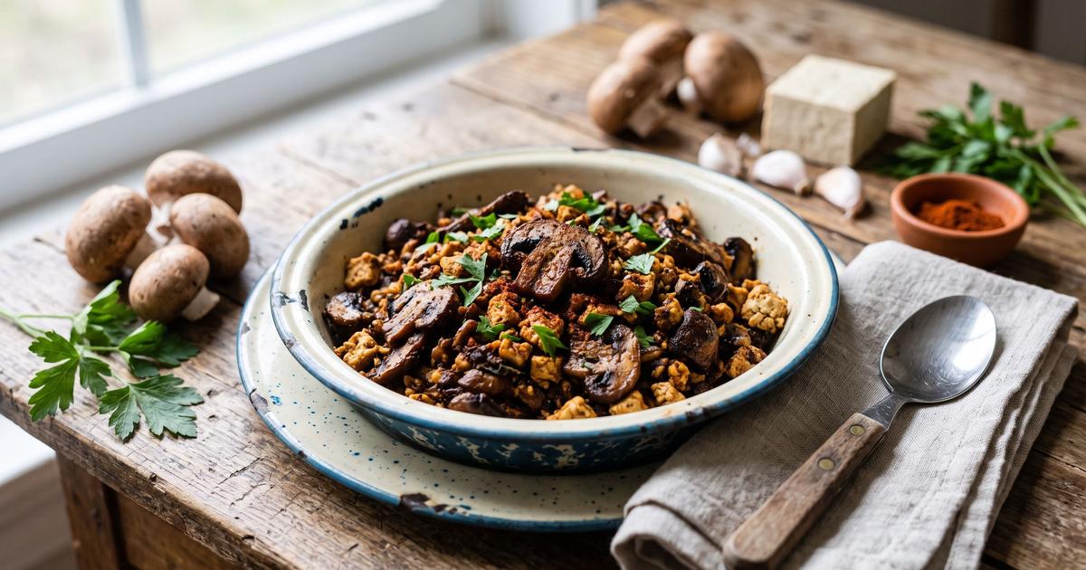 Revuelto de Setas, Spanish Mushroom Scramble