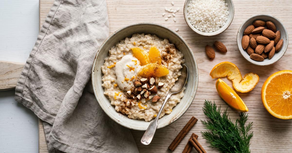 Ris à la Malta, Swedish Orange Rice Pudding