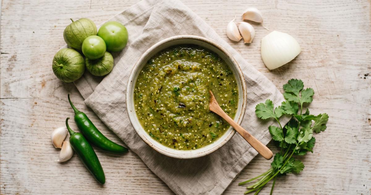 Salsa Verde, Roasted Tomatillo