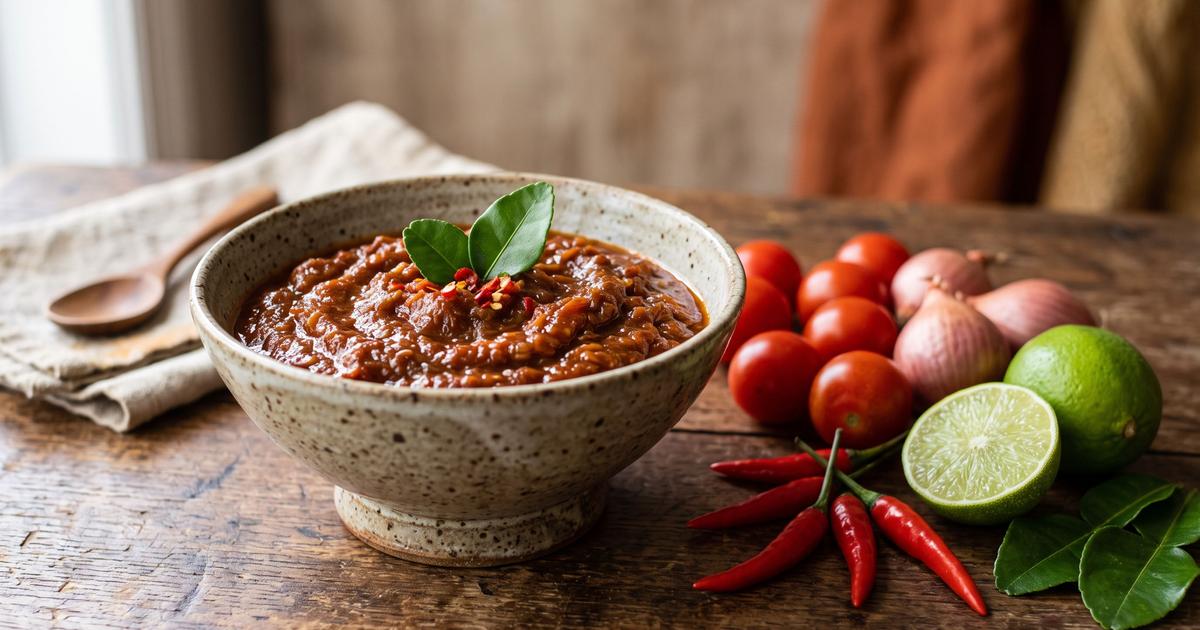 Sambal Tomat, Javanese Cooked Tomato Chile Sambal