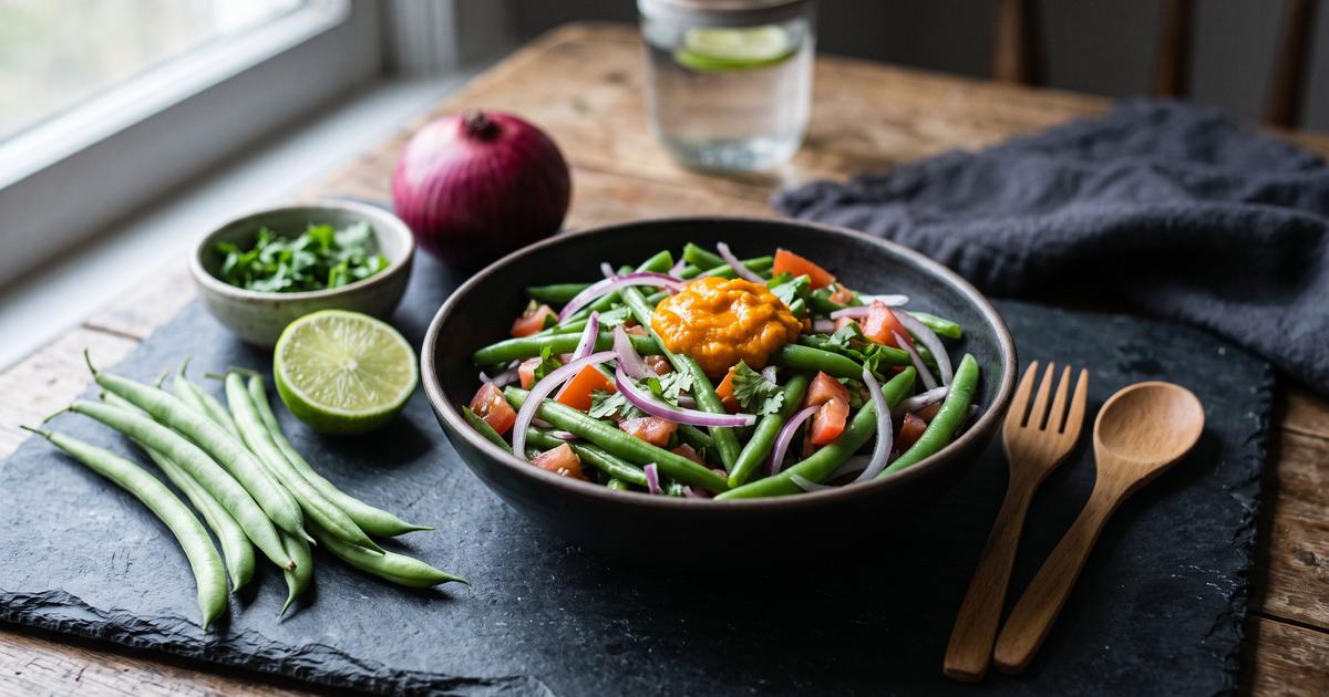 Sarza de Vainitas, Peruvian Green Bean Salad