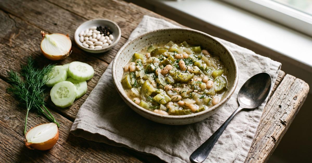 Schmorgurken, German Braised Cucumbers with Dill