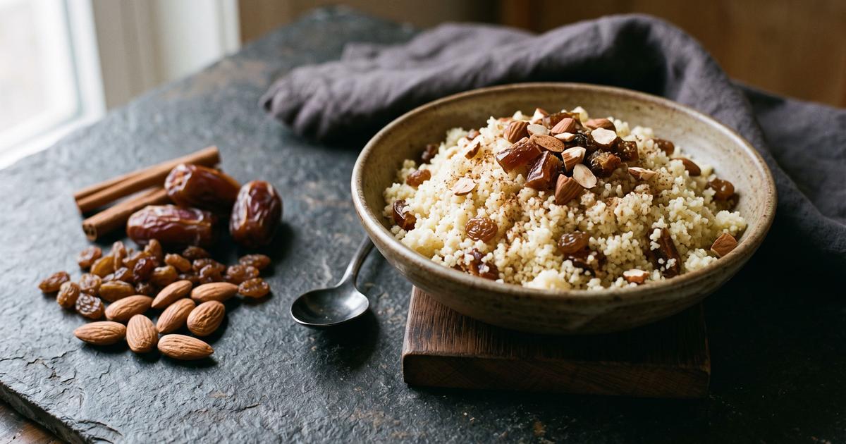 Seffa, Moroccan Sweet Couscous