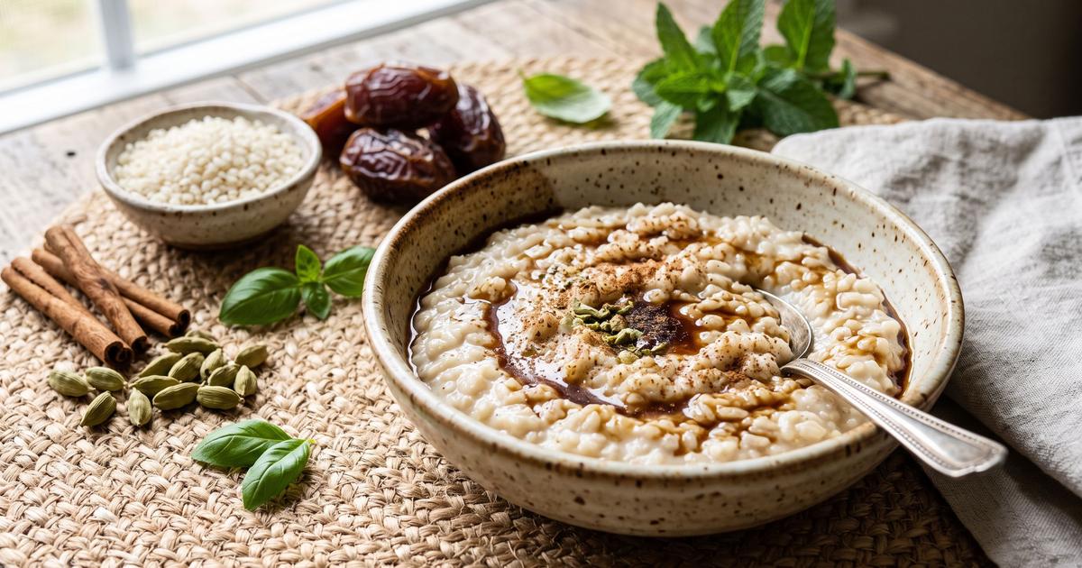 Shir Berenj, Persian Rice and Milk Breakfast