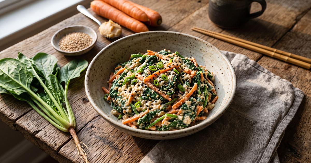 Shira-ae, Tofu-Sesame Dressed Vegetables